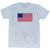 Betsy Ross American Flag Adult Tri-Blend Soccer T-shirt - Athletic White Betsy Ross American Flag Adult Tri-Blend Soccer T-shirt - Athletic White
