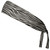 Zebra Cool Grey & Black Elastic Tie Running Fitness Headbands Made in USA - Grey Black Zebra Cool Grey & Black Elastic Tie Running Fitness Headbands Made in USA - Grey Black