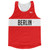 Berlin City Finish Line Running Tank Top Racerback Track and Cross Country Singlet Jersey Made in USA - Red Berlin City Finish Line Running Tank Top Racerback Track and Cross Country Singlet Jersey Made in USA - Red