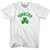 Yonkers Shamrock Womens Cotton T-shirt - White
