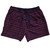 Ultras Chevron 5" Inseam Swim Shorts Made in USA - Navy and Red