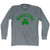 Worcester Shamrock Tri-Blend Long Sleeve T-shirt - Athletic Grey
