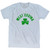 West Covina Shamrock Tri-Blend T-Shirt - Athletic White