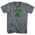 Toledo Shamrock Tri-Blend V-neck Junior Cut Womens T-shirt - Athletic Grey