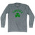 Temecula Shamrock Tri-Blend Long Sleeve T-shirt - Athletic Grey