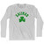 Salinas Shamrock Cotton Long Sleeve T-Shirt - Grey Heather