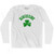 Riverside Shamrock Cotton Long Sleeve T-shirt - White