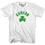 Oxnard Shamrock Womens Cotton T-shirt - White
