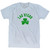 Las Vegas Shamrock Tri-Blend T-Shirt - Athletic White