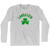 Lancaster Shamrock Cotton Long Sleeve T-Shirt - Grey Heather