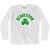 Henderson Shamrock Cotton Long Sleeve T-shirt - White
