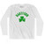Hartford Shamrock Cotton Long Sleeve T-shirt - White