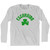 Escondido Shamrock Cotton Long Sleeve T-Shirt - Grey Heather
