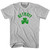 Detroit Shamrock Womens Cotton T-Shirt - Grey Heather