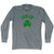 Edison Shamrock Tri-Blend Long Sleeve T-shirt - Athletic Grey