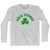 Coral Springs Shamrock Cotton Long Sleeve T-Shirt - Grey Heather