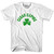 Cedar Rapids Shamrock Womens Cotton T-shirt - White