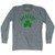 Bellevue Shamrock Tri-Blend Long Sleeve T-shirt - Athletic Grey