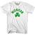 Michigan State Shamrock Cotton T-shirt - White