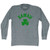 Hawaii State Shamrock Tri-Blend Long Sleeve T-shirt - Athletic Grey Hawaii State Shamrock Tri-Blend Long Sleeve T-shirt - Athletic Grey