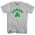 Vermont State Shamrock Cotton T-Shirt - Grey Heather