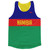 Namibia Country Finish Line Running Tank Top Racerback Track and Cross Country Singlet Jersey Made in USA - Blue Red Green Namibia Country Finish Line Running Tank Top Racerback Track and Cross Country Singlet Jersey Made in USA - Blue Red Green