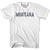 Montana State Stencil Youth Cotton T-shirt - White