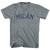 Milan Vintage V-neck T-shirt - Athletic Grey