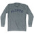 Aleppo Text Adult Tri-Blend Long Sleeve T-shirt - Athletic Grey