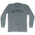 Beirut Vintage Adult Tri-Blend Long Sleeve T-shirt - Athletic Grey