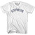 Cyprus Vintage City Youth Cotton T-shirt - White Cyprus Vintage City Youth Cotton T-shirt - White