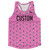 Tequilla Pattern Finish Line Custom Running Track Tops Made In USA - Hot Pink