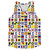 Sailing Nautical Flags Running Track Tops Made In USA - White Sailing Nautical Flags Running Track Tops Made In USA - White
