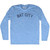 Bat City Adult Tri-Blend Long Sleeve T-shirt - Athletic Blue