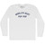 World's Best Pop Pop Adult Cotton Long Sleeve T-shirt - White