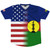American Flag and New Caledonia Flag Combination Soccer Jersey Made In USA American Flag and New Caledonia Flag Combination Soccer Jersey Made In USA