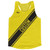 Yellow & Black Custom Sash Running Tank Top Racerback Track & Cross Country Singlet Jersey - Yellow & Black Yellow & Black Custom Sash Running Tank Top Racerback Track & Cross Country Singlet Jersey - Yellow & Black