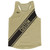 Vegas Gold & Black Custom Sash Running Tank Top Racerback Track & Cross Country Singlet Jersey - Vegas Gold & Black Vegas Gold & Black Custom Sash Running Tank Top Racerback Track & Cross Country Singlet Jersey - Vegas Gold & Black
