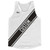 White & Black Custom Sash Running Tank Top Racerback Track & Cross Country Singlet Jersey - White & Black White & Black Custom Sash Running Tank Top Racerback Track & Cross Country Singlet Jersey - White & Black