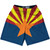 Arizona US State Flag Lacrosse Shorts Made In USA by Lacrosse Shorts Arizona US State Flag Lacrosse Shorts Made In USA by Lacrosse Shorts