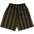 Dark Brown & Black Vertical Stripe Basketball Practice Shorts Made In USA by Ultras Basketball Dark Brown & Black Vertical Stripe Basketball Practice Shorts Made In USA by Ultras Basketball