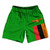 Zambia Country Flag Athletic Running Fitness Exercise Shorts 7" Inseam Made In USA - Green Zambia Country Flag Athletic Running Fitness Exercise Shorts 7" Inseam Made In USA - Green
