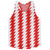 Ultras Red & White Lighting Running Track Cross Country Racerback Tops Made In USA-Red & White Ultras Red & White Lighting Running Track Cross Country Racerback Tops Made In USA-Red & White