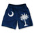 South Carolina State Flag Athletic Running Fitness Exercise Shorts 7" Inseam Made in USA - Blue South Carolina State Flag Athletic Running Fitness Exercise Shorts 7" Inseam Made in USA - Blue