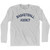 Basketball Addict Adult Cotton Long Sleeve T-shirt - Grey Heather