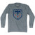 Vintage Haiti Soccer Crest Adult Tri-Blend Long Sleeve T-Shirt by Ultras