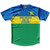 Ultras Saint Vincent & The Grenadines Flag Finish Line Running Cross Country Track Shirt Made In USA-Blue Green