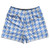 Blue Carolina And White Houndstooth Rugby Gym Short 5 Inch Inseam With Pockets Made In USA