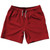 Red Maryland Flag Blank 7" Swim Shorts Made in USA by Ultras