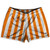 Tennessee Orange & White Vertical Stripe Shorty Short Gym Shorts 2.5" Inseam Made In USA by Ultras Tennessee Orange & White Vertical Stripe Shorty Short Gym Shorts 2.5" Inseam Made In USA by Ultras